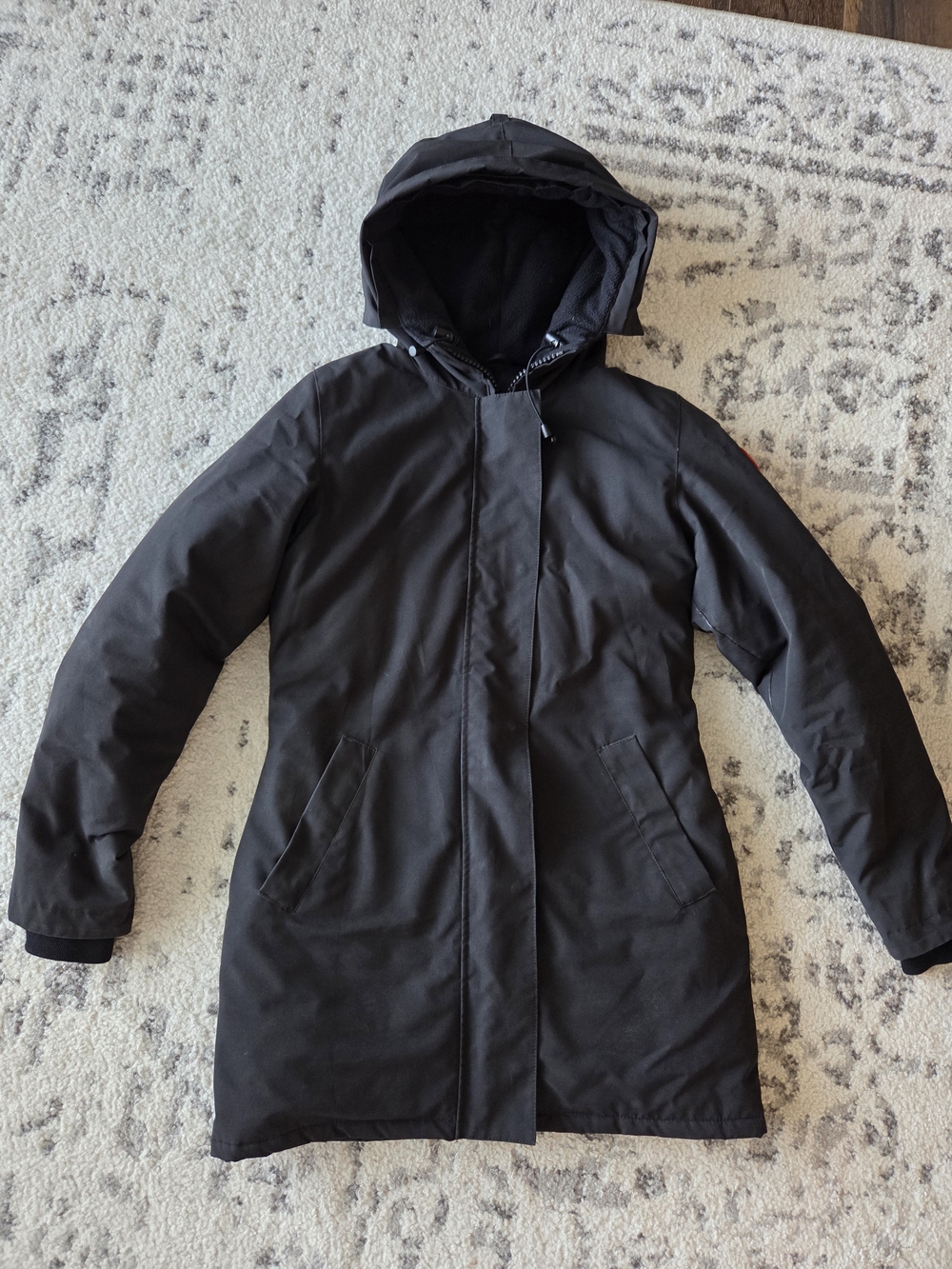 Canada Goose Black Hooded Parka